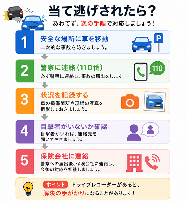 当て逃げされたら?