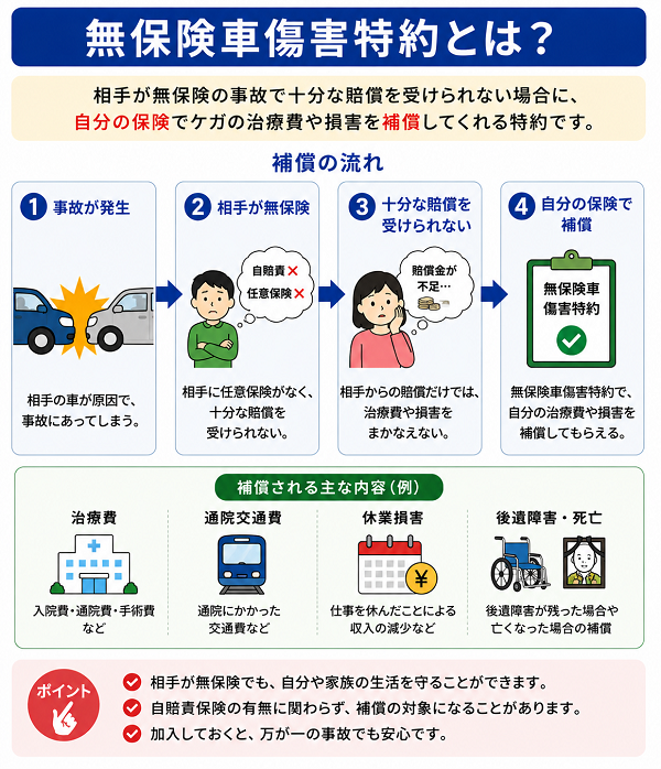 無保険車傷害特約とは？