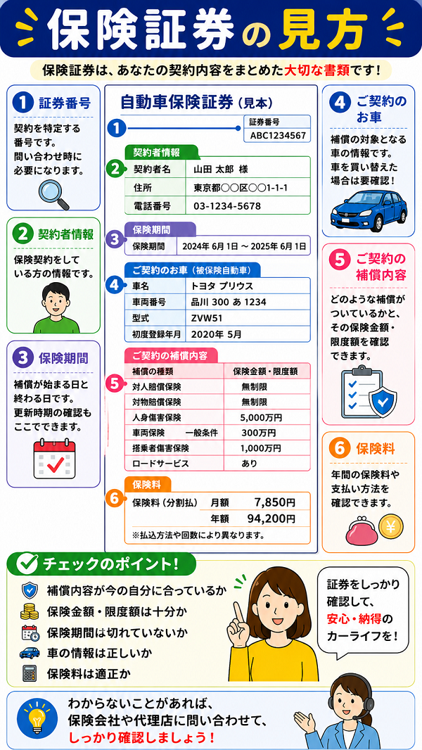 保険証券の見方