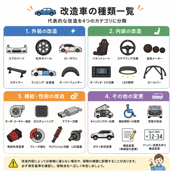 改造車の種類一覧